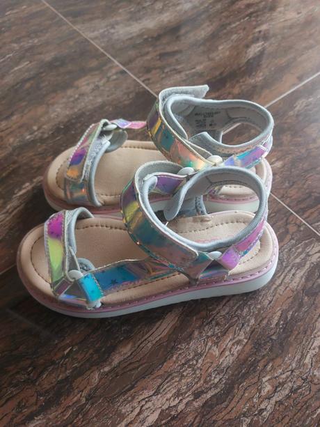 Sandálky metalické, 30