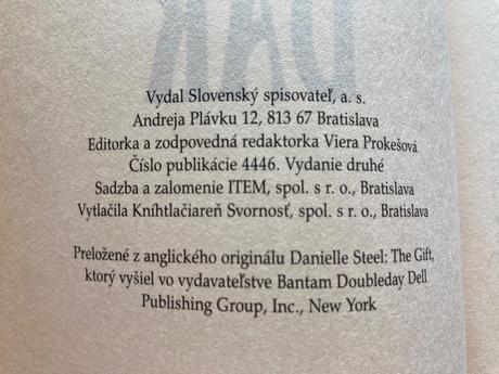 Dar danielle steelová (1998), 