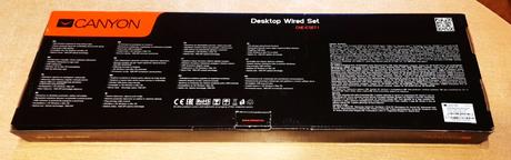 Predám klávesnicu s myškou  canyon, 