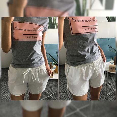 Biele kratasy s pasom na gumicku, amisu,s