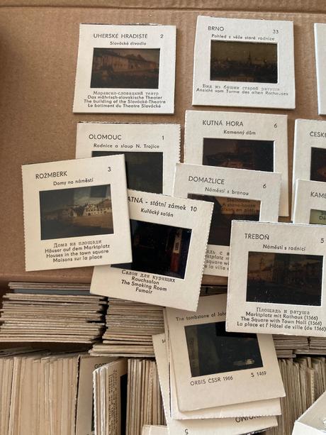 Diapozitívy orbis čssr 1966,