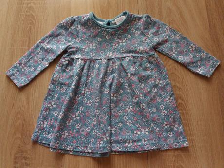 Kvietkované šaty 3-6m, f&f,68
