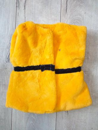 Dievčenská vesta huňatá (30-36 mes.), original marines,92