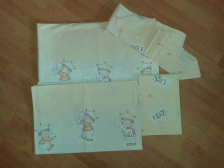 Obliečky, baldachýn len oprané, 100,130