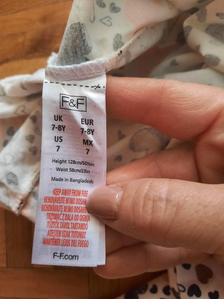 Dievčenské pyžamové nohavice, f&f,128