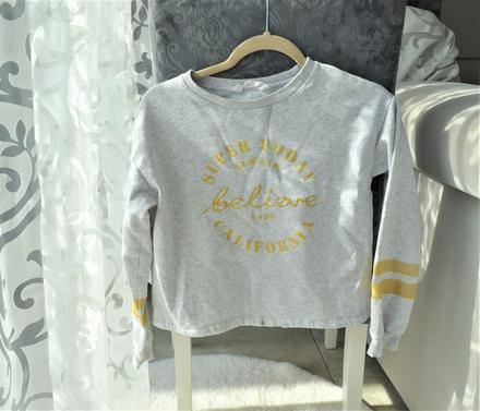 Sivá mikina hm-146/152, h&m,146