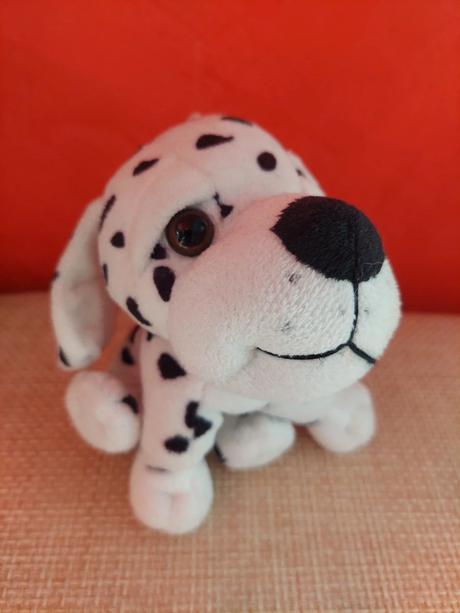 Plyšový pes dalmatinec,