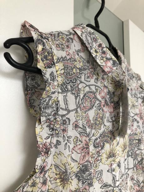 Kvetinková blúzka, mango,s