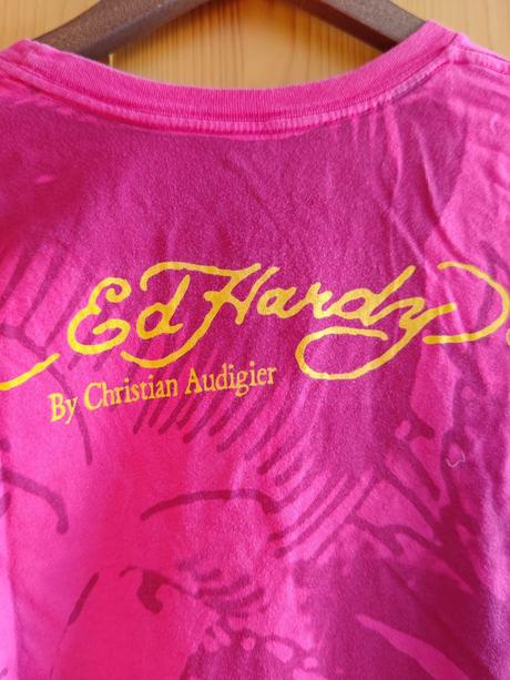 Ed hardy originál dámske tricko l, ed hardy,l