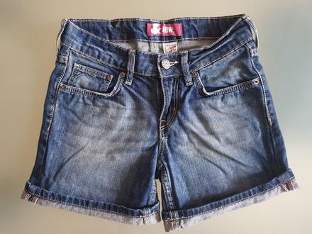 Riflové šortky, h&m,140