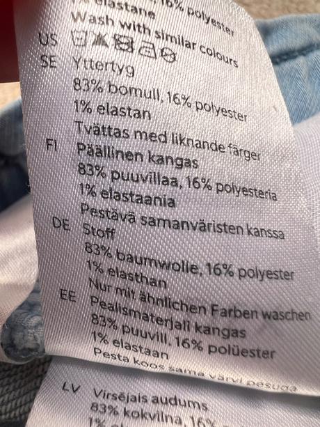 Bledomodré kraťase riflové z elastickej rifloviny, lindex,122