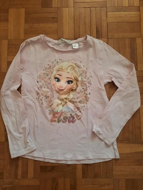 Dievčenské tričká-2 kusy, h&m,122