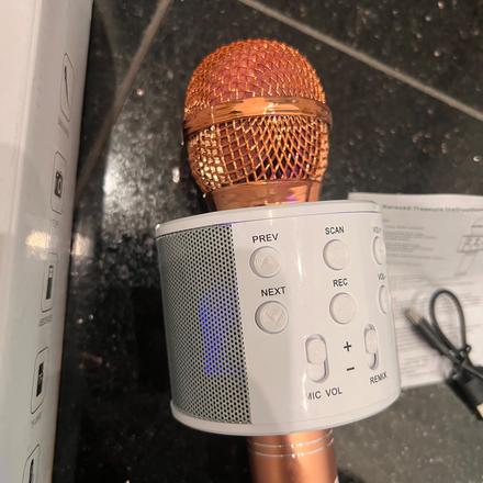 Bezdrôtový mikrofón bluetooth karaoke multifunkčný, 