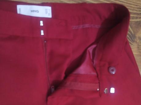 Vínovo bordové nohavice, 34