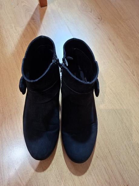 Členkové semišove topánky (veľkosť 37), h&m,37