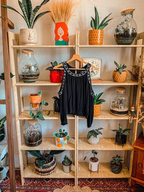 Top s odhalenymi ramenami, h&m,xs