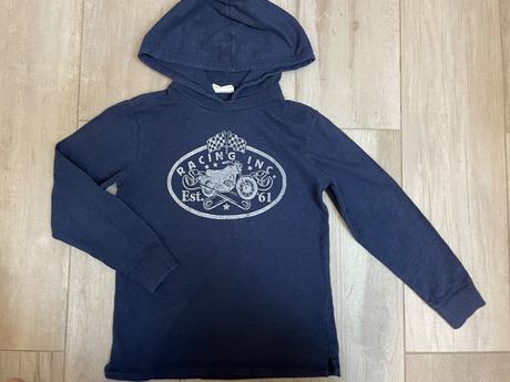 Tričko s kapucňou, mini boden,128