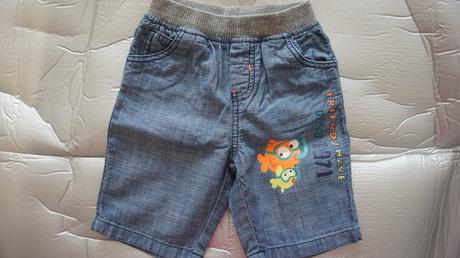 Rifľové kraťasy rybka, baby club,92