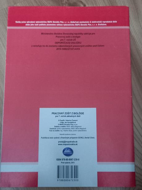 Pracovný zošit z biológie 7,