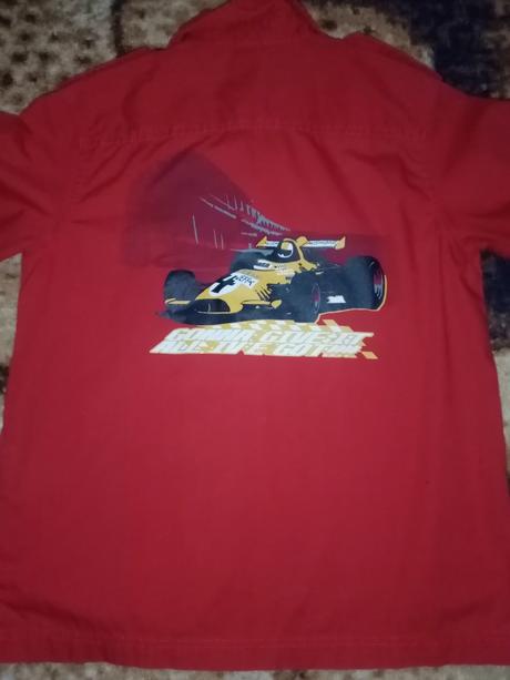 Červená sportova kosela, h&m,128