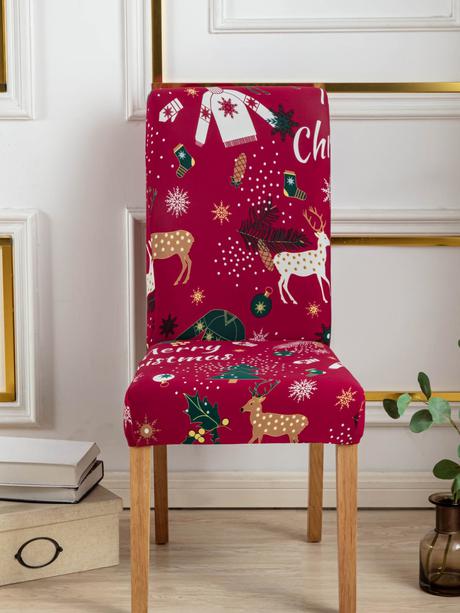 Návlek na stoličku vianoce,