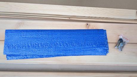 Drevené pieskovisko s krycou plachtou, nové,