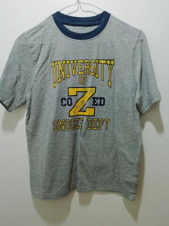 Sivé tričko university demo, 152