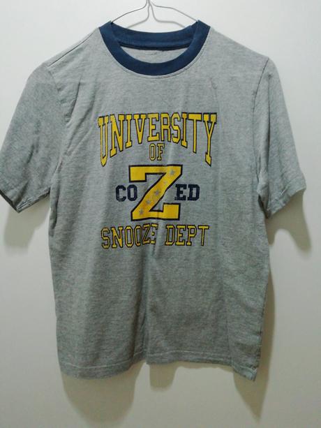 Sivé tričko university demo, 152