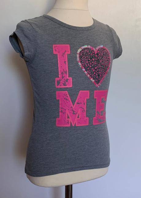 F&f šedé tričko s nápisom love, f&f,116