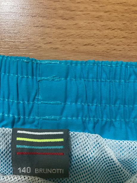 Šortky z plavkového materiálu, 140