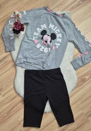 Set tričko ( mikina) a cyklistické šortky, disney,164