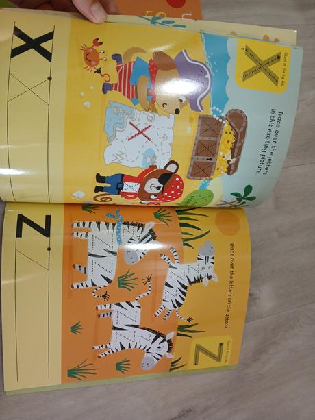 Usborne wipe clean big letters, starting to count,