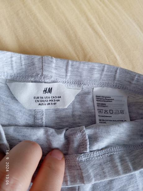 Legíny, h&m,116