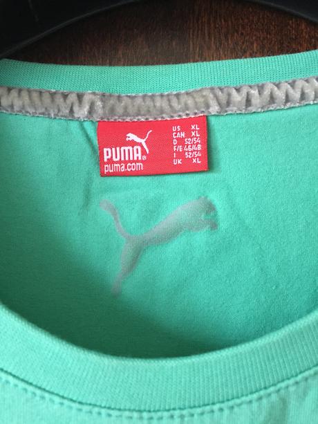 Puma tricko zelene, puma,l