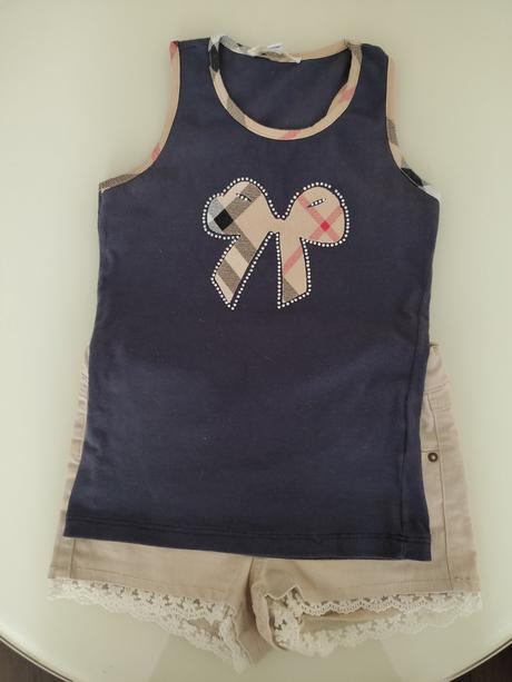 Dievčenské bavlnené tričko, 122