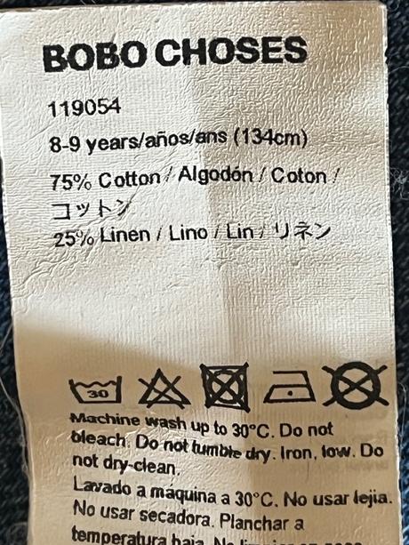 Tričko bobo choses 8-9, 134