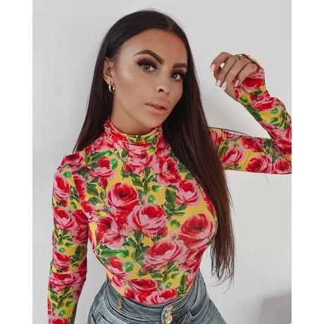 Luxusné kvetinové body olavoga výrazný dizajn, 36 / s