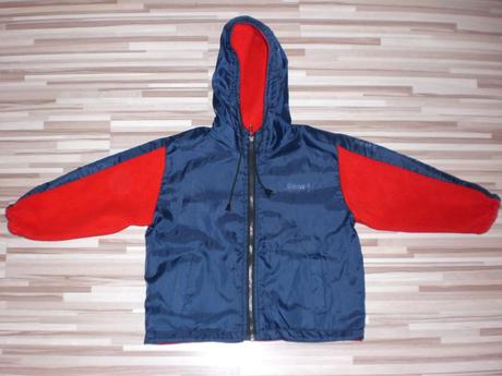 Obojstranná prechodná bunda-sveter bear, 116