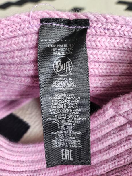 Buff merino pletená čelenka, 