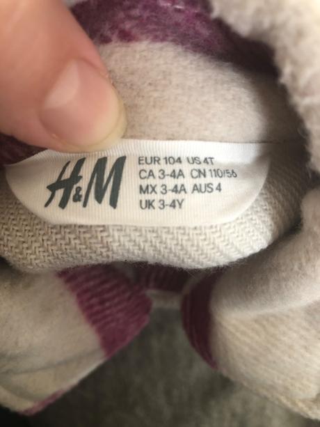 Košeľová bunda, h&m,104