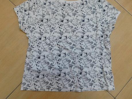Tričko so psíkmi, h&m,122