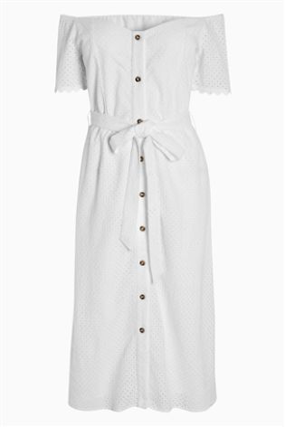 Biele šaty na plecia, next,40 / l