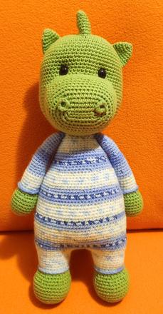 Háčkovaný dinosaur,