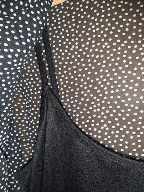 Letné čierne šaty, xs