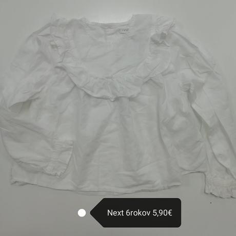 Biela blúzka next, next,116