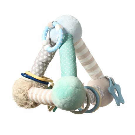 Babyono 898/02 hračka plyšová edukačná mint pyrami, 