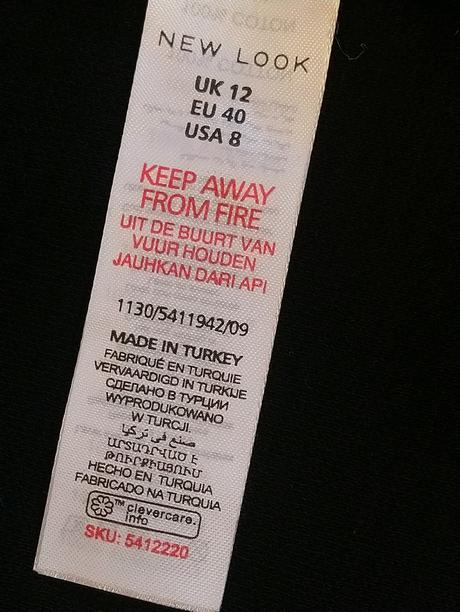 Dámsky čierny crop top so šnerovaním, new look, 40, new look,40