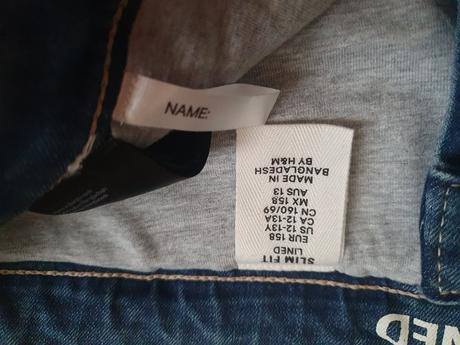 Vyteplené rifle, h&m,158