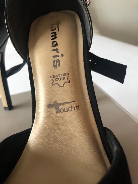 Kožené lodičky, tamaris,41