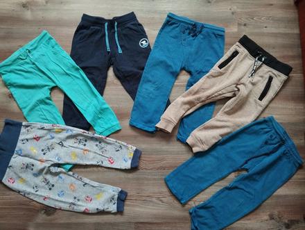 Chlapčenské tepláky 6 ks, 86